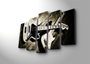 Wallity Set de 5 pinturas decorativas en lienzo Multicolor 5PATK-36